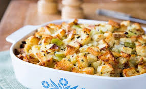 In a large bowl, stir together the dried bread cubes, sautéed vegetables, fresh herbs, and broth. Fall Eats Super Simple Stuffing You Can T Mess Up Homemade Stuffing Recipes Basic Stuffing Recipe Homemade Stuffing