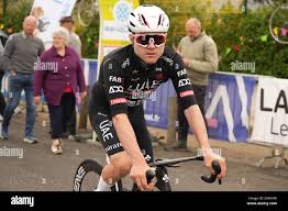 HIRSCHI Marc dell'UAE TEAM EMIRATES of UAE TEAM EMIRATES durante la Boucles  de la Mayenne 2024, fase 4, Quelaines-Saint-Gault