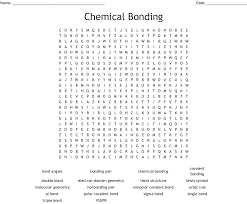 That is the reason we always. Chemical Bonding Word Search Wordmint