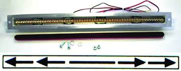 Street Rod Parts Led 3rd Brake Light 60 Led Strip 15 1 4 Long X 1 2 High With Sequen