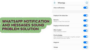 No Notification Sound On Whatsapp Android Youtube