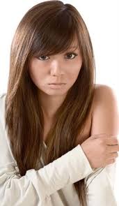 Now, with all of that being said, take a look down below at the following 18 chic bang hairstyles for long hair: Straight Hair Side Swept Bangs Love Her Bangs Long Hair Styles Asian Hair Hair Styles