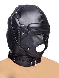 Sm Leather Padded Hood Blindfold,head Harness Mask Gag, Bdsm Bondage ,sex  Toys For Couples Accessories - Adult Games - AliExpress