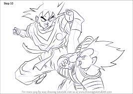 He is also known for his design work on video games such as dragon quest, chrono trigger, tobal no. Learn How To Draw Goku Vs Vegeta Dragon Ball Z Step By Step Drawing Tutorials