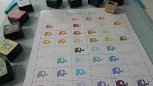 My Mini Distress Ink Color Chart Demo