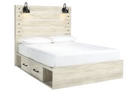 The sturdy wooden slats provide firm support to your mattress. Cambeck Queen Panel Bed With 2 Storage Drawers Ashley Furniture Homestore