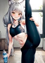 AI generated xeno,xenoblade,xenoblade chronicles 2 nia,vyse hentai pictures  about cat_girl(猫女) pants(ズボン) - Image Doujin