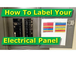 How To Map Out Label Your Electrical Panel Fuse Panel Diagram