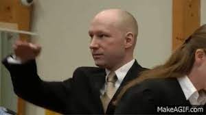 Anders breivik gif w wyszukiwarkę powyżej. Norwegian Mass Killer Anders Breivik Gives Nazi Salute In Court On Make A Gif