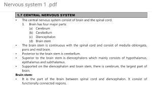 Central Nervous System With Pdf Notes 2nd Semester Hap 2 B Pharm Youtube