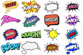 Superhero Comic Speech Bubbles Superhero Comic Graphic Resources Speech Bubble