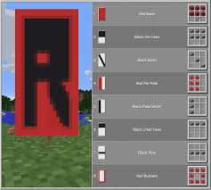 Choose the base and letter color below for different banners. Minecraft Banner Alphabet R Novocom Top