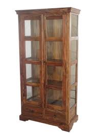 Chinese pair rosewood display curio cabinet room divider cs1499. Jaipur Solid Sheesham Wood Large Glass Fronted Display Cabinet Cupboard Msl Furniture