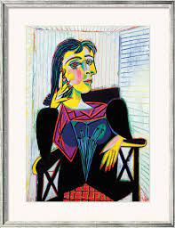 Professionelle tipps und methoden zum einrahmen von kunstwerken. Pablo Picasso Bild Dora Maar 1937 Gerahmt Ars Mundi