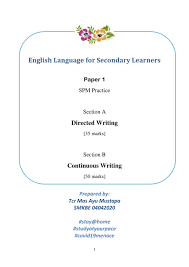 Share them in the comments! Spm English Paper 1 Practice By Flipsnack