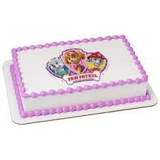 Who actually do care about the second anniversary of your kid's birth. Paw Patrol Chase Skye Zuma Marshall Rocky Ryder Rubble Edible Cake Topper Image 1 4 Sheet Abpid07610 Walmart Com