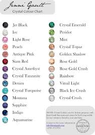 Crystal Colour Chart In 2019 Amethyst Crystal Black