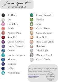 Crystal Colour Chart In 2019 Amethyst Crystal Black