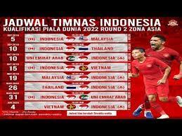 Pasalnya mereka tengah bersaing ketat dengan uni emirat arab, malaysia, dan vietnam. Jadwal Lengkap Timnas Indonesia Di Kualifikasi Piala Dunia 2022 Laga Perdana 5 September 2019 Youtube