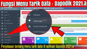 Fungsi Menu Tarik Data Aplikasi Dapodik 2021 A Youtube