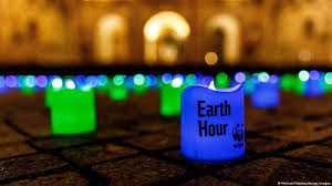 Earth hour is observed annually on the last saturday of march. Likurvr Kh5jrm