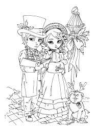 Xmas Carolers By Jadedragonne On Deviantart Christmas Coloring Pages Fairy Coloring Coloring Pages