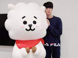 As the losers, rm gets blurred, suga has to wear jin's bt21 costume, and v has to accompany rm in climbing achasan mountain. Jin S Birthday Wish Comes True Gifted A Life Size Version Of Rj As Bts Member Quips He S Planning To Sell It Pinkvilla