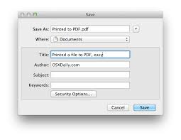 Adding a pdf printer is a very important step, and to ensure that individuals can perform a variety of tasks utilizing pdfs. How To Print To Pdf In Mac Os X Osxdaily