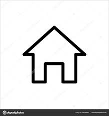 Tata warna, simbol, proyeksi peta. Simbol Rumah