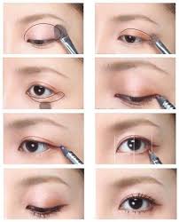 Korean Eye Makeup For Monolid And Double Eyelid Korean Eye Makeup Eye Makeup Monolid Eye Makeup