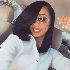 Magenta red side part bob. 55 Cute Bob Hairstyles For Black Women 2021 Guide