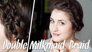 Dünnes haar die besten schnitte. Frisuren Fur Dunne Haare Double Milkmaid Braid Flechtfrisur Youtube