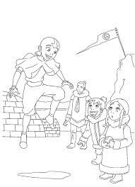 coloriage a colorier com avatar le dernier maitre az simchat torah s