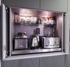 40 Appliance Storage Ideas For Smaller Kitchens Contemporary Kitchen Remodel Contemporary Kitchen Modern Kitchen