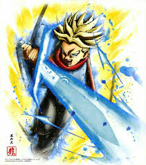 Super Saiyan Trunks Sword Of Hopr Dragon Ball Dragon Ball Wallpapers Dragon Ball Art