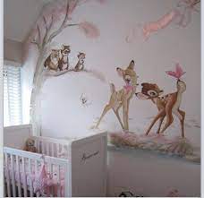 Elegante wandgestaltung in einem luxuriösen babyzimmer. Bambie Room Babyzimer Madchen Kinder Zimmer Madchen Kinderzimmer Ideen