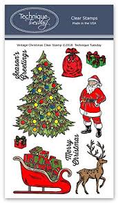 Whether you're sending a greeting choose from our variety of styles and designs to create personalized christmas rubber stamps or holiday rubber stamps for the whole family. Vintage Christmas Clear Stamps Christmas Stamps Photopolymer Stamps Clear Rubber Stamps Stamps For Card Making Amazon In Home Kitchen