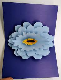 They will never forget your gesture to make unique handmade holiday cards for them. 3d Flower Pop Up Card The Crazy Cricut Lady