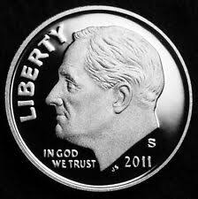 Las mejores ofertas en San Francisco Plata 2011 monedas de diez centavos de  Roosevelt (1946-presente)