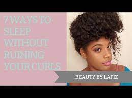 Here Are 7 Curly Hairstyles For Sleeping That Will Keep Your Curls Intact And Keep Your Hair Protected T Curly Hair Styles Curly Hair Types Natural Hair Styles