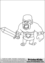 Clash royale coloring pages turn on the printer and click on the drawing of clash royale you prefer. Clashofclans Barbarian Printable Coloring Book Page 12649 Clash Royale Para Colorear Clash Royale Dibujos