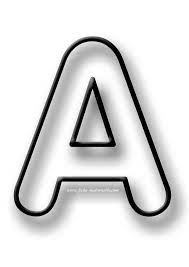 Les enfants ayant commencé la lecture à l. Coloriage Des Lettres Lettres De L Alphabet Imprimables Alphabet A Colorier Alphabet Imprimable