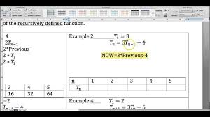 Discrete Math 1 1 Recursive Formulas Youtube Math Formula Tutor