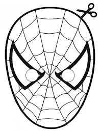 Spiderman da colorare 84 disegni da stampare gratis per i. Maschera Di Spiderman Da Colorare Cose Per Crescere