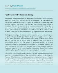 The position paper has a definite general structure to it: The Purpose Of Education Free Essay Example