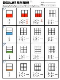4 Nf 1 Creating Equivalent Fractions Equivalent Fractions Math Fractions Worksheets Fractions