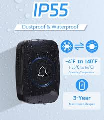 Mini Radio Doorbell Waterproof Wireless Doorbell Kit : Amazon.in: Home  Improvement