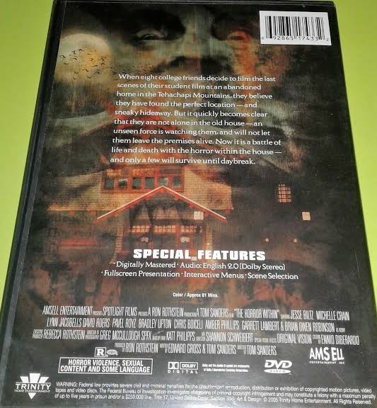 The Horror Within (Video 2005) - IMDb