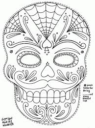 Sugar skull coloring pages 76. Skull Coloring Pages Day Of The Dead Skull Coloring Pages Kids Coloring Home