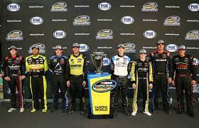 Kyle larson's task of advancing to the third round of the 2018 cup series playoffs got tougher after nascar's weekly penalty report was released on the californian remains 11th of the remaining 12 playoff drivers in the points standings. Meet The Nascar Camping World Truck Series Playoff Drivers